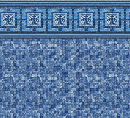 Vintage Mosaic Blue Mosaic
