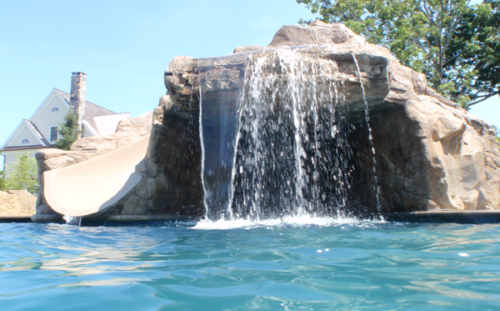 Custom Waterfall and Slide