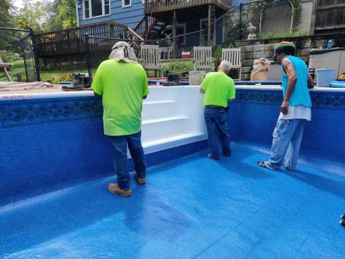 New Vinyl Liner Installation by L&J Pools