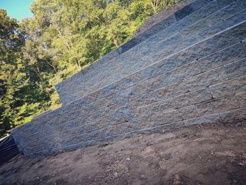 Inground Pool Retaining Wall