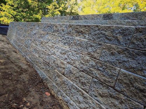 Inground Pool Retaining Wall