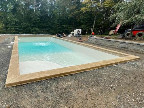 Finished Gunite Pool