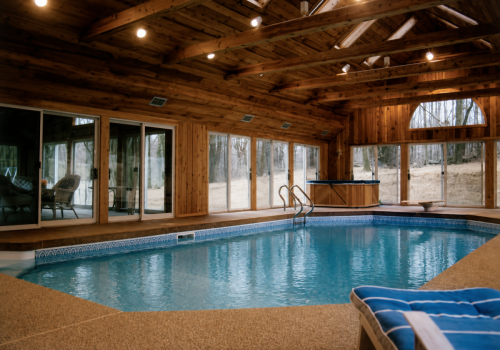 Vinyl Liner indoor Pool by L&J Pools